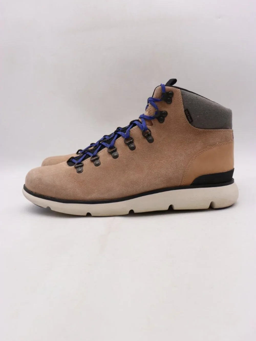 Cole Haan Zerogrand Omni Hiker Men's 12 M Casual Beige Suede Boots C35580